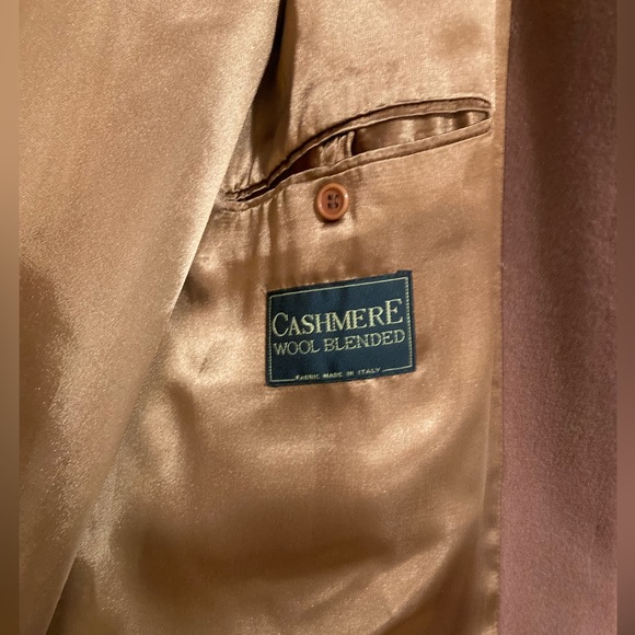 BALENCIAGA Terracotta Cashmere & Wool Long Coat Size 50 FR | US X-Large - Picture 5 of 11